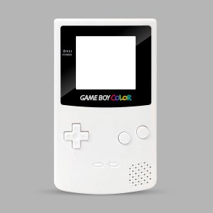 RetroSix IPS Q5 Gehäuse Set für Game Boy Color (Weiß)