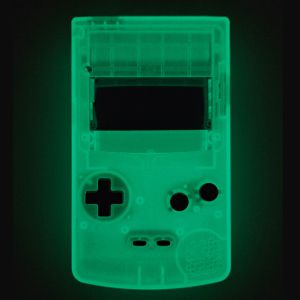 Hispeedido USB-C IPS Gehäuse Set für Game Boy Color (Lumineszierend)