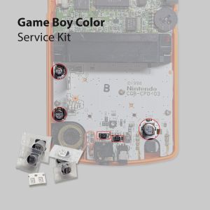 Service Kit Kondensatoren & Sicherungen 6-teilig für Game Boy Color