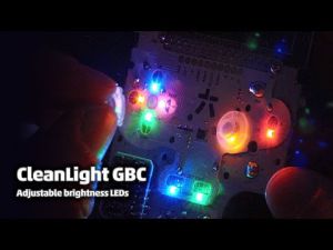 RetroSix CleanLight LED Mod für Game Boy Color (Blau)