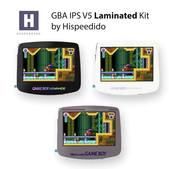 Hispeedido IPS V5 gelamineerde IPS-kit voor Game Boy Advance
