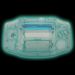Game Boy Advance Gehäuse (Luminiszierend)