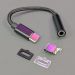 USB-C oplaad- en audio-aansluiting en hoofdtelefoonadapter voor Game Boy Advance SP