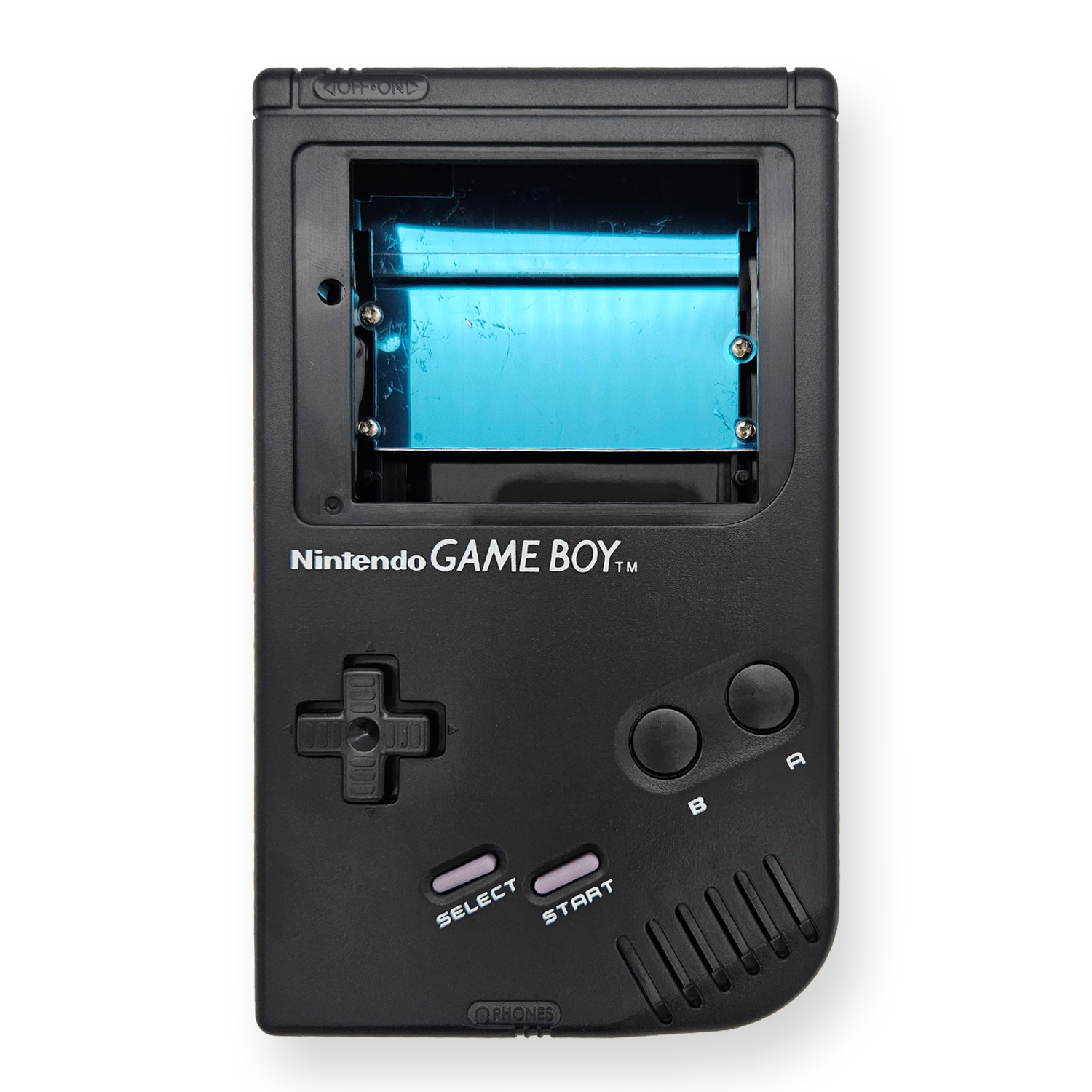 Hispeedido Gehäuse Set USB-C & IPS Ready für Game Boy Classic DMG (Schwarz)