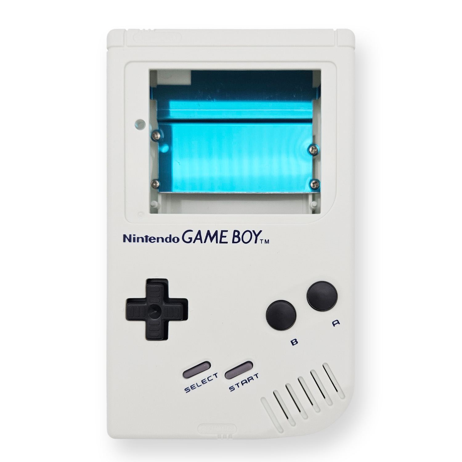 Hispeedido Gehäuse Set USB-C & IPS Ready für Game Boy Classic DMG (Weiß)