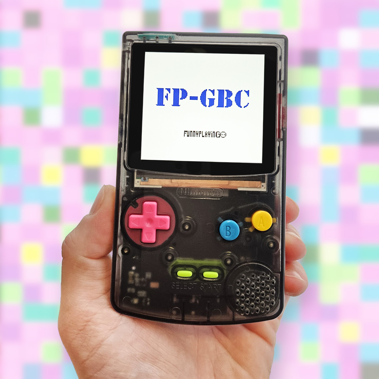 Console FunnyPlaying FPGBC con chip FPGA, XL IPS e Bass Boost (Candy)