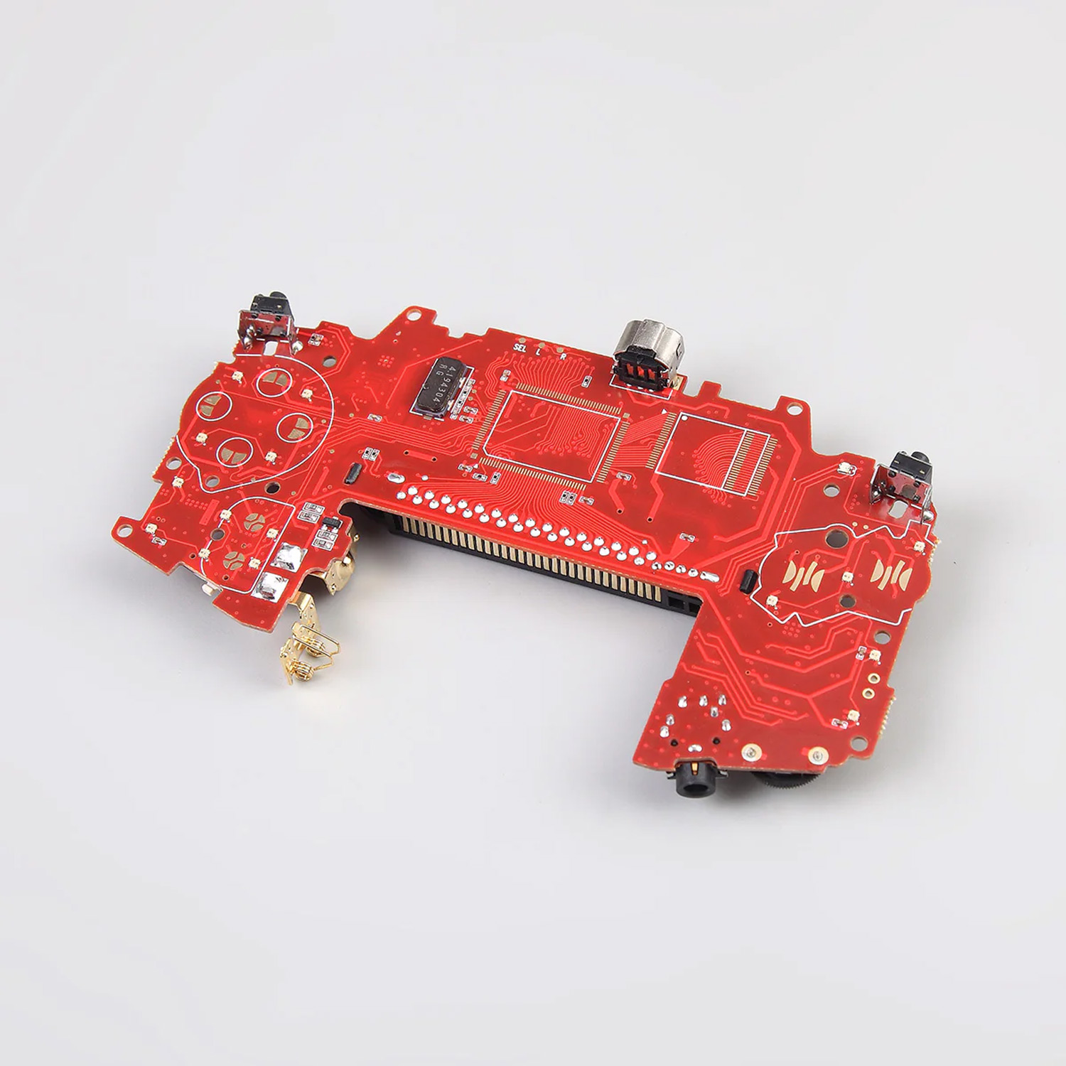 Game Boy Advance Custom LED Motherboard (Red)