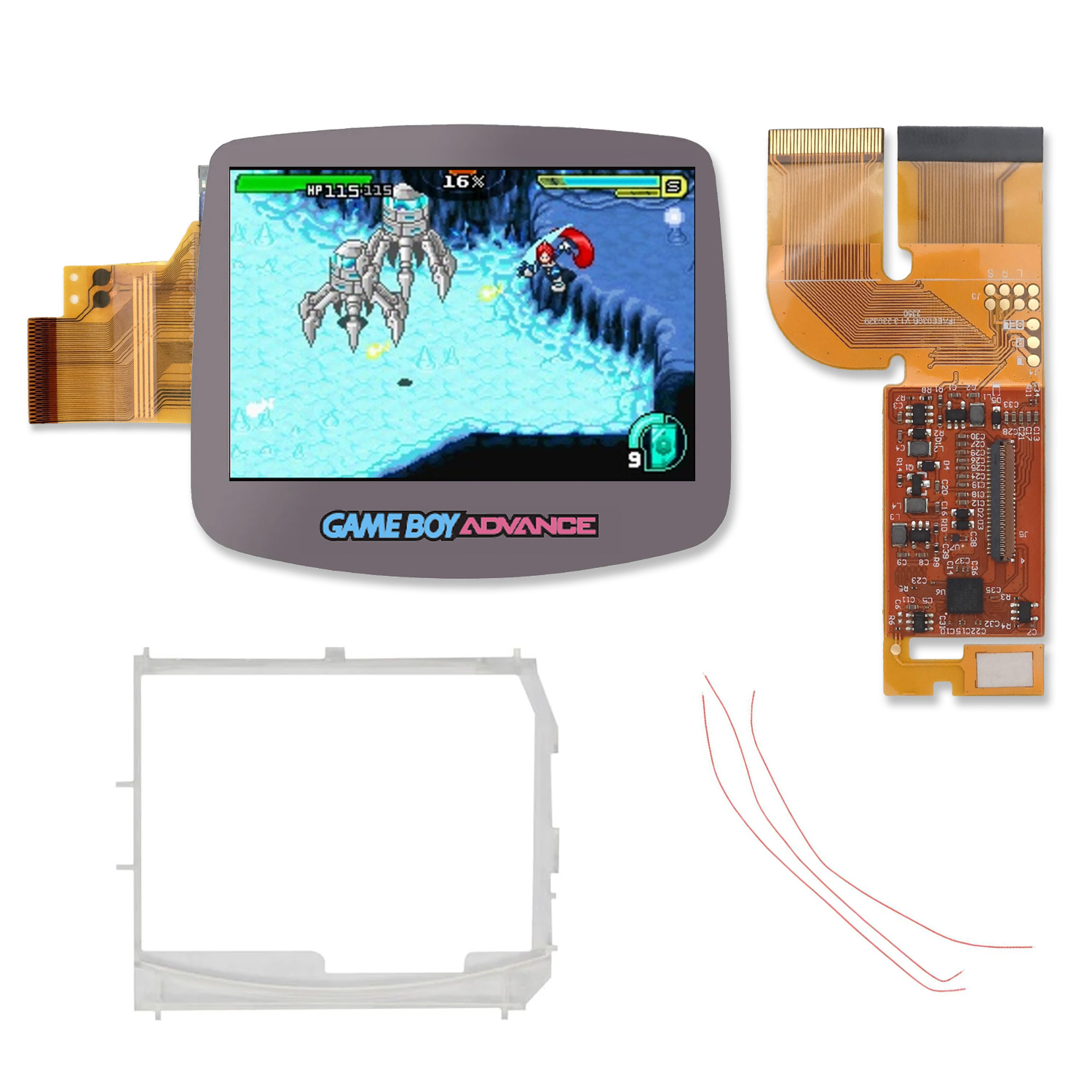 Kit laminato IPS 3.0 per Game Boy Advance (Switch)