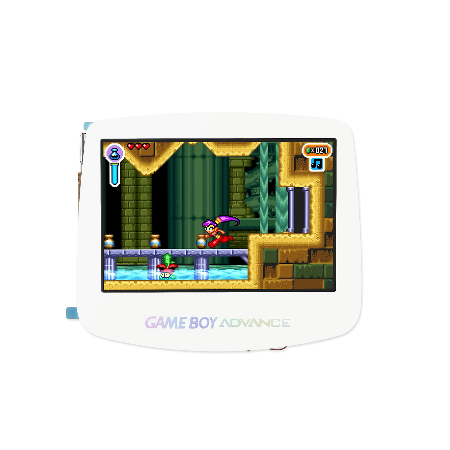 Game Boy Advance IPS V5 Laminated IPS Kit (White)