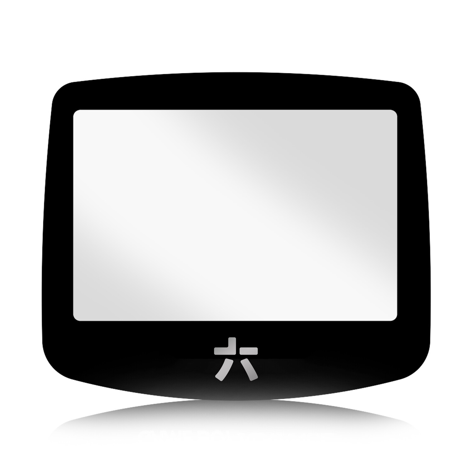 RetroSix Display Scheibe aus gehärtetem Glas für Game Boy Advance (Schwarz RS)