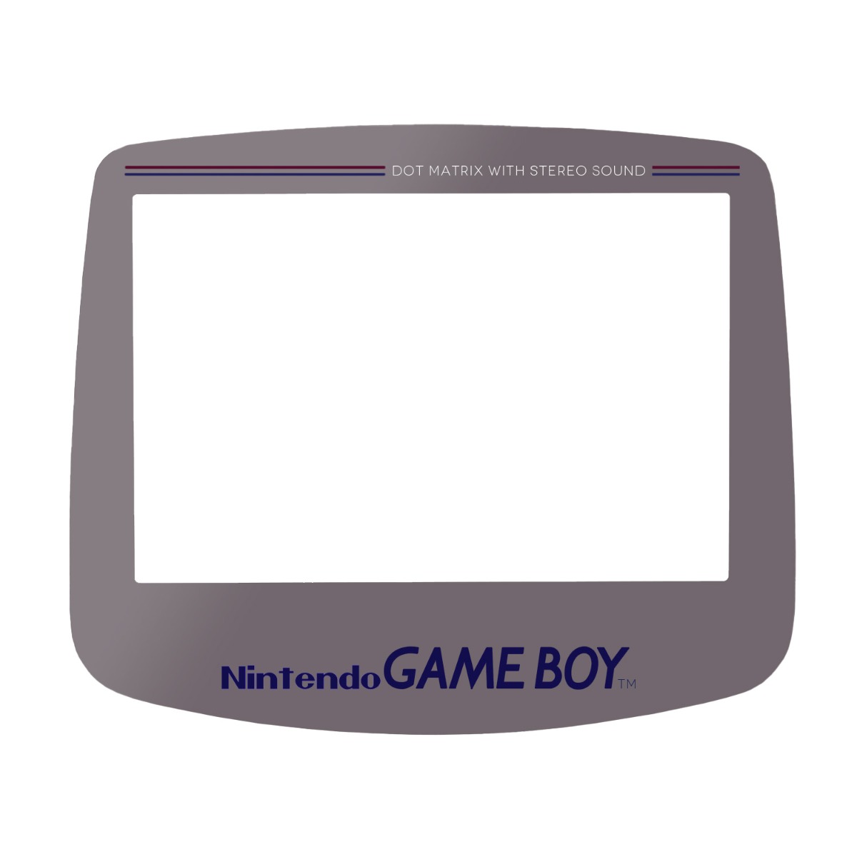 FunnyPlaying Display Scheibe aus gehärtetem Echtglas für Game Boy Advance (DMG)