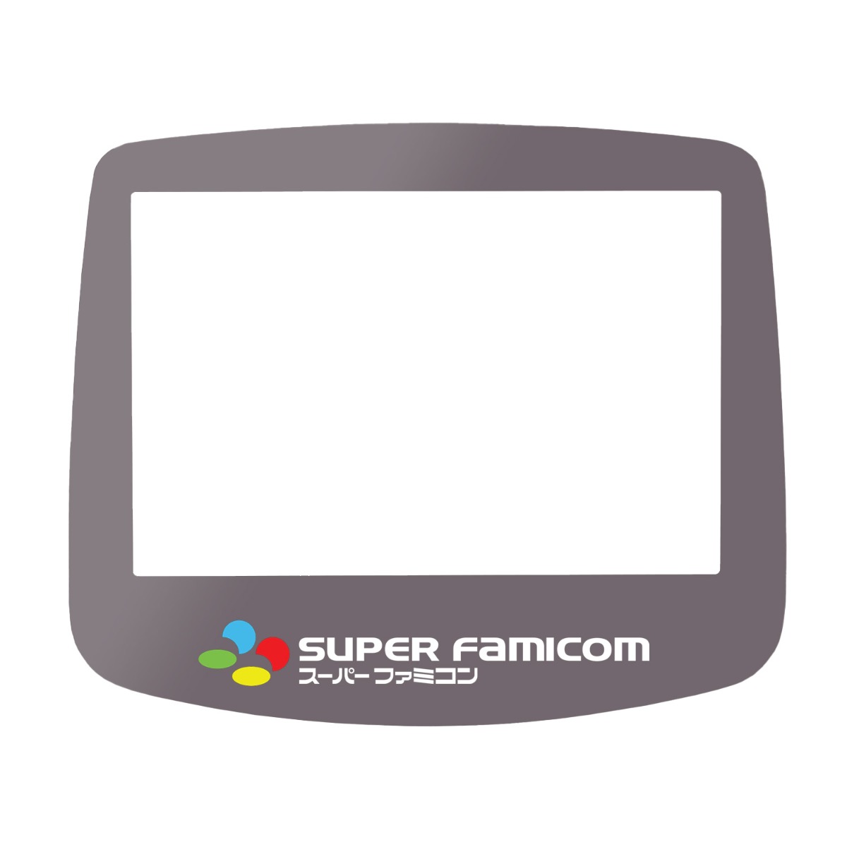 Game Boy Advance-glasplaat (SFAM)