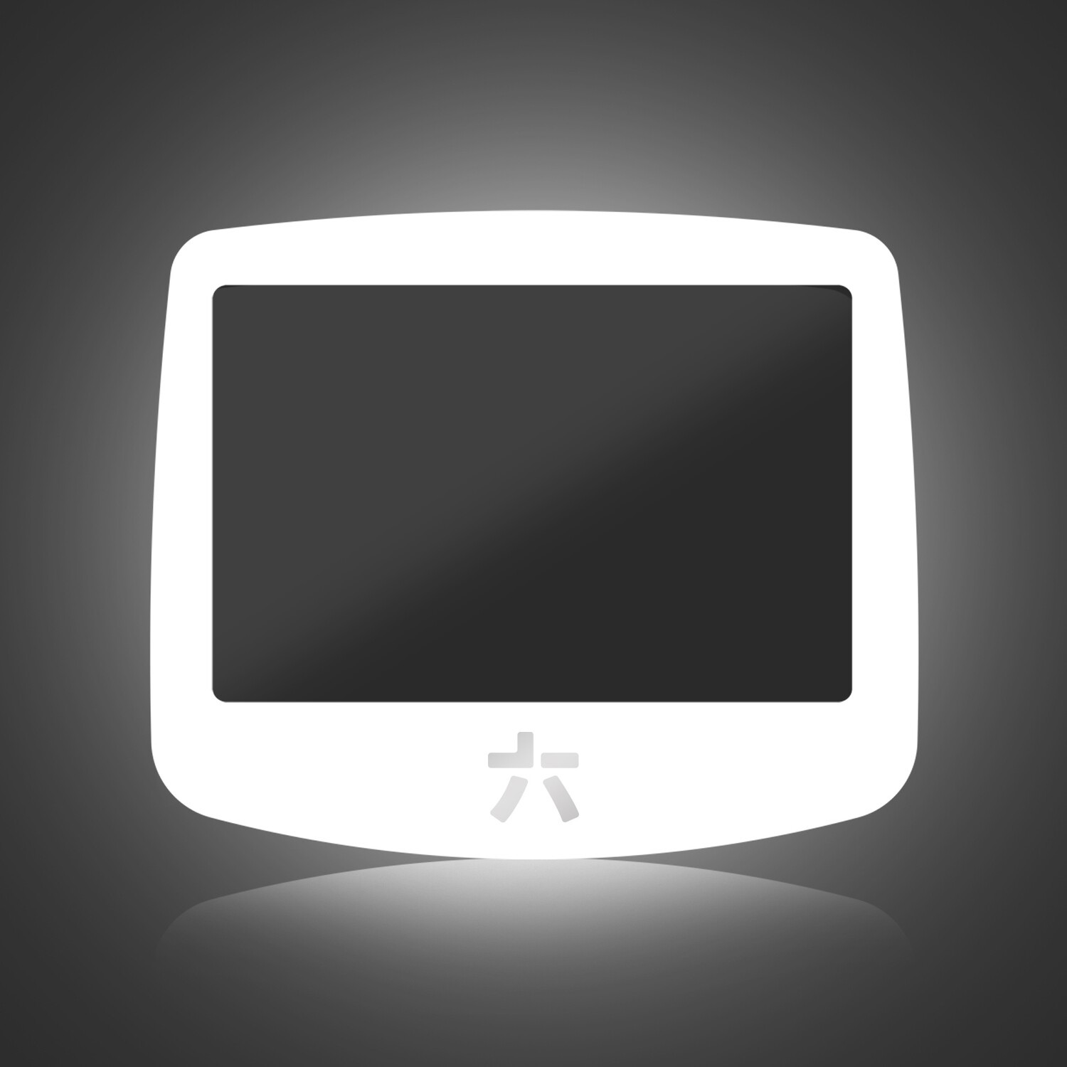 RetroSix Display Scheibe aus gehärtetem Glas für Game Boy Advance (Weiß RS)