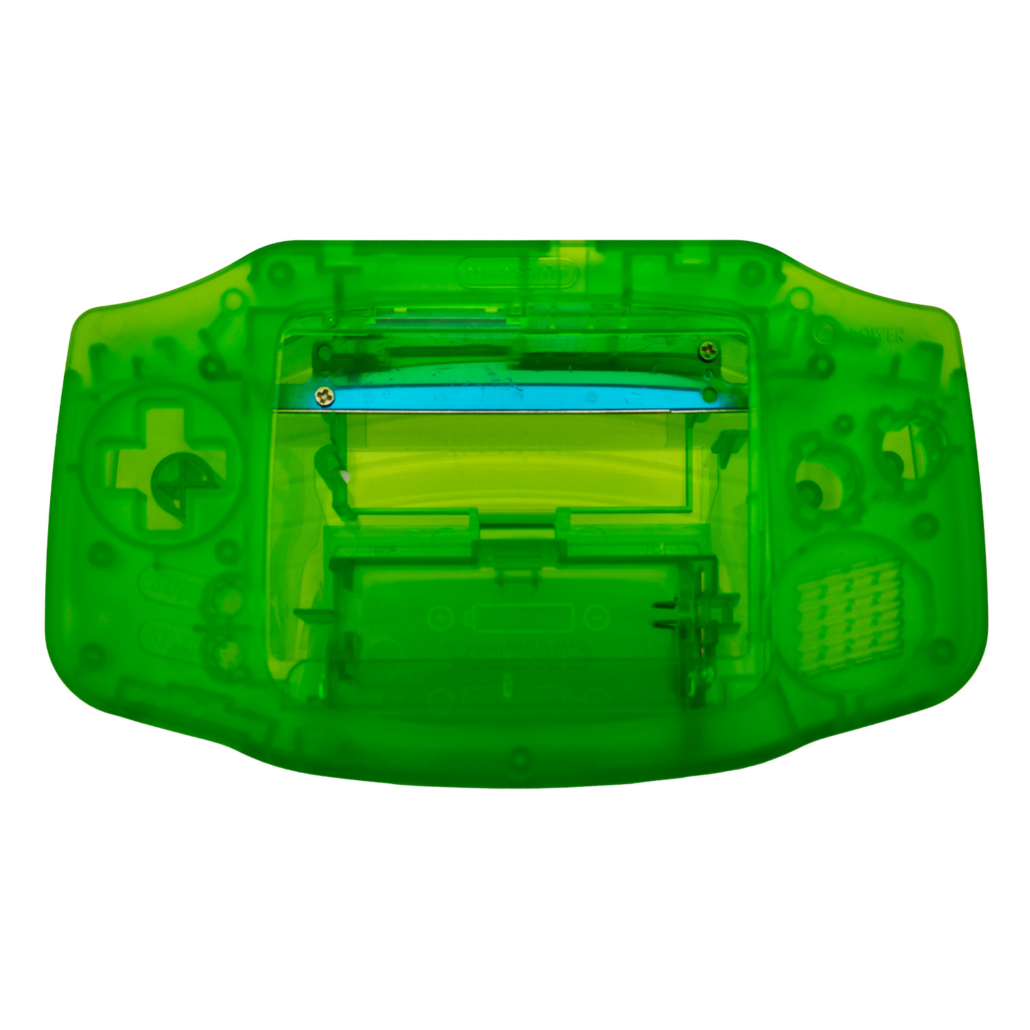 Game Boy Advance Shell (Green Clear) - SALE