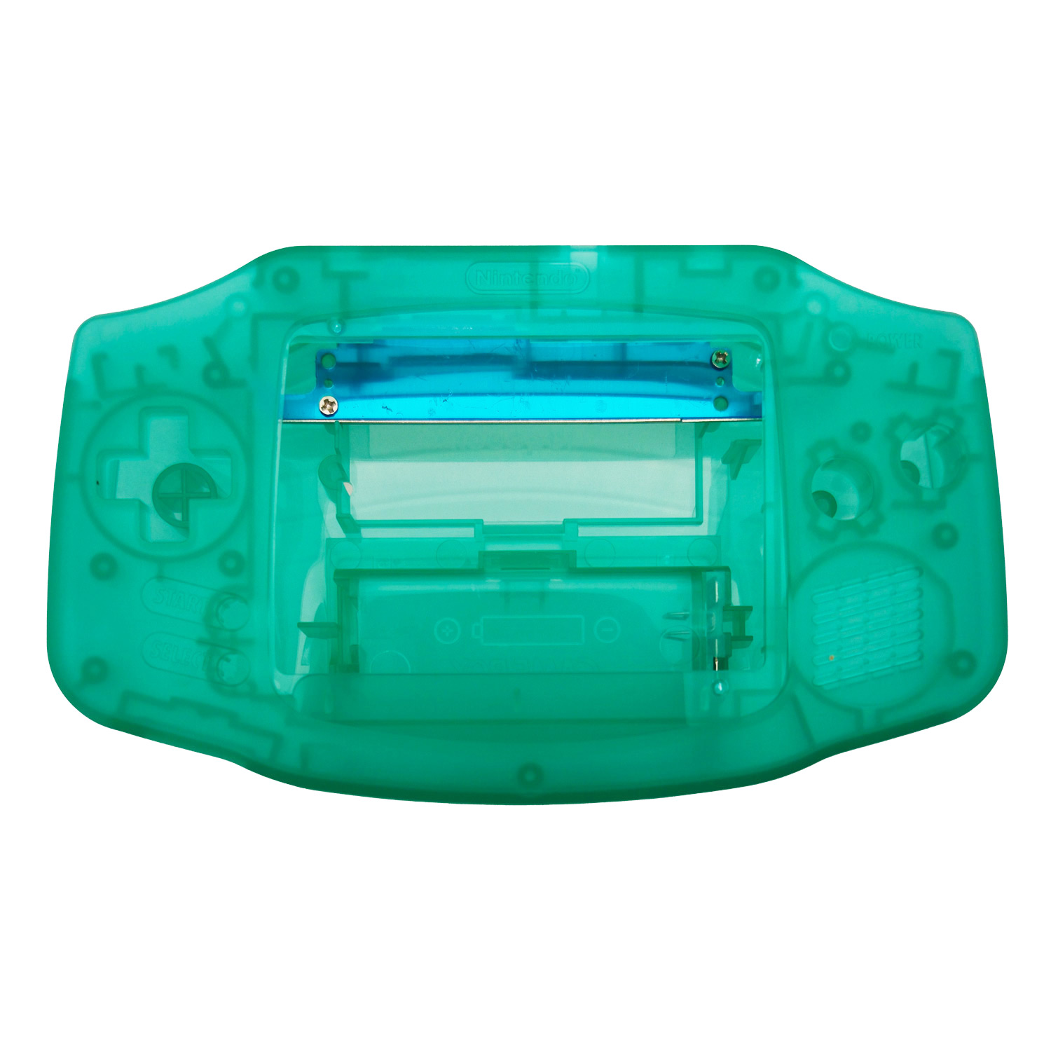 Gehäuse (Minze Transparent) für Game Boy Advance