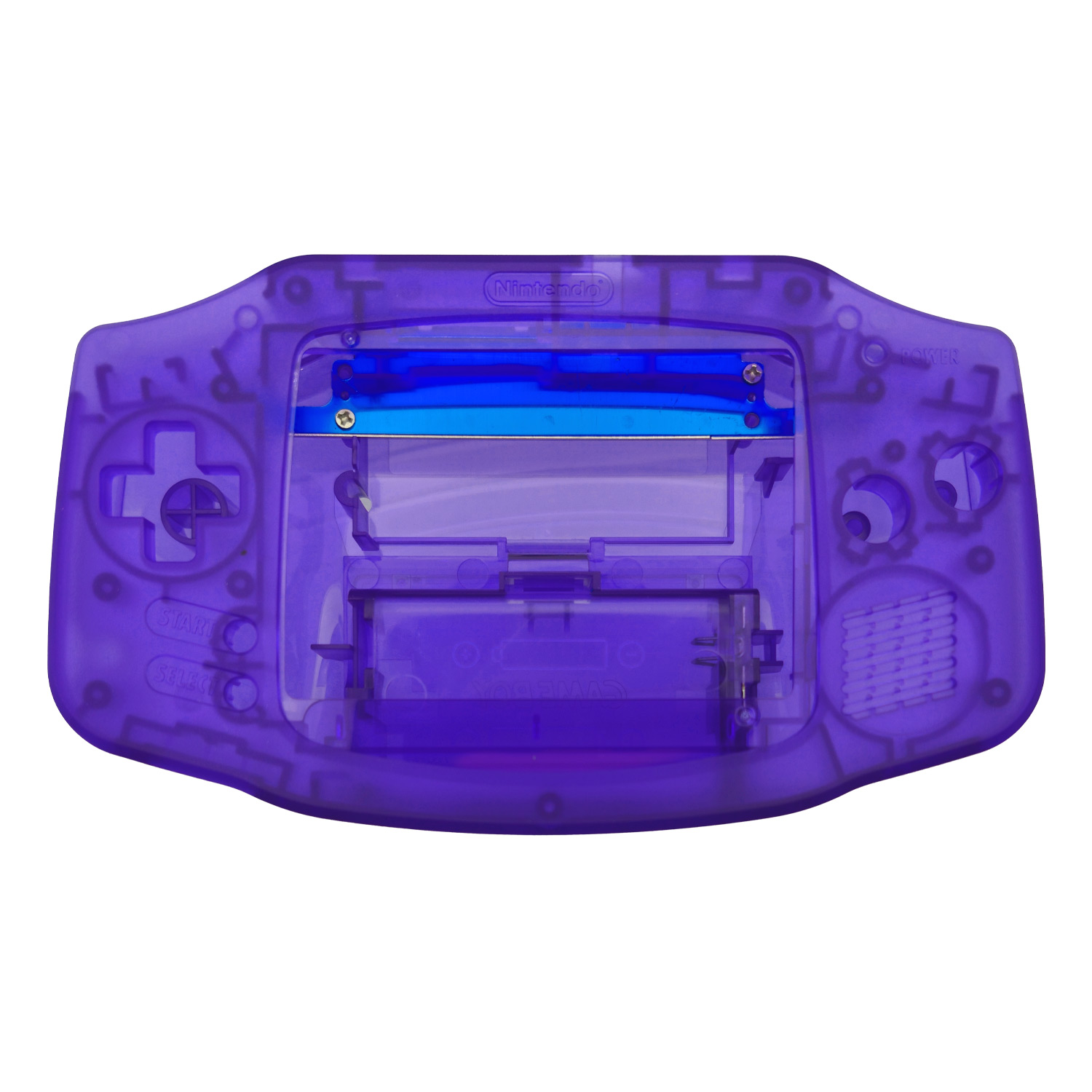 Game Boy Advance Shell (Purple Clear) - SALE