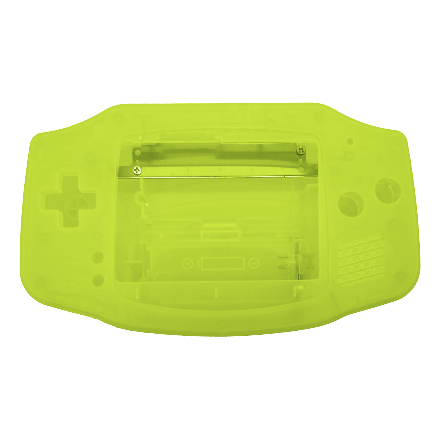 Game Boy Advance Shell (Yellow Clear) - SALE