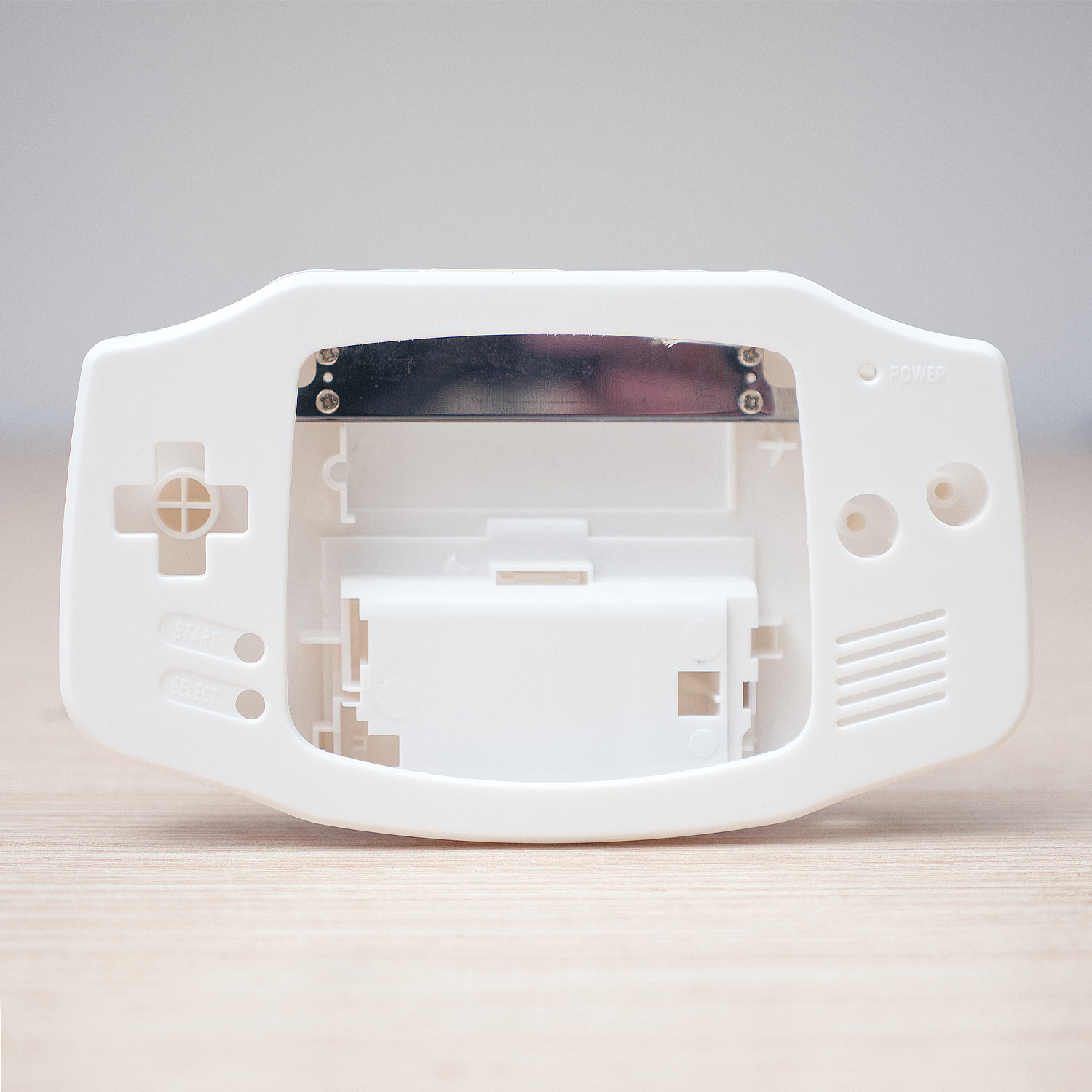 Gehäuse für CleanScreen Laminated Kit (Pure White) für Game Boy Advance