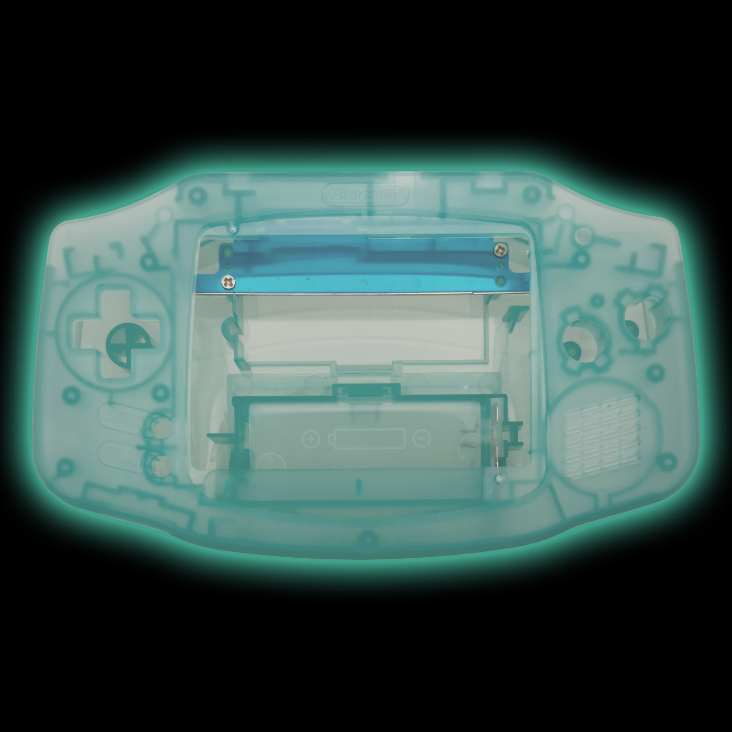 Gehäuse (Luminiszierend) für Game Boy Advance