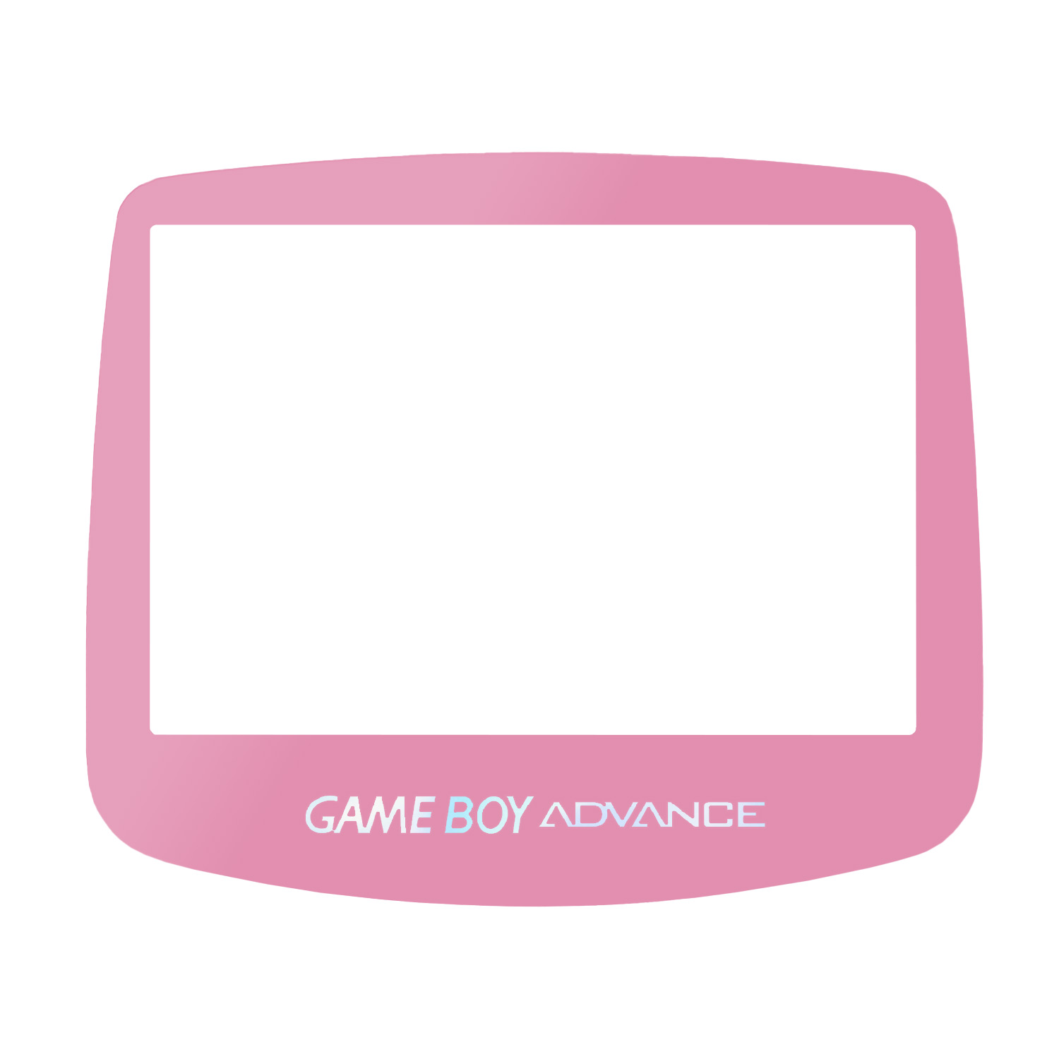FunnyPlaying IPS Display Scheiben aus gehärtetem Glas für Game Boy Advance (Pink)
