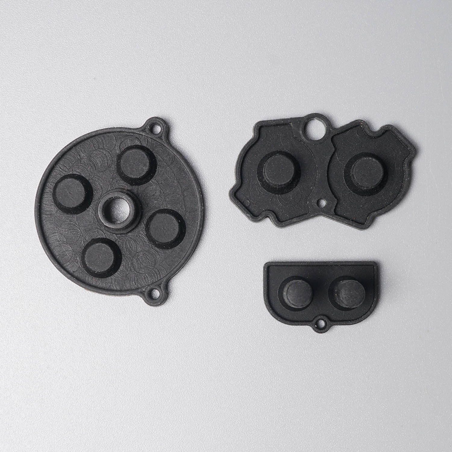 FunnyPlaying Gummi Pads in diversen Farben für Game Boy Advance (Schwarz)