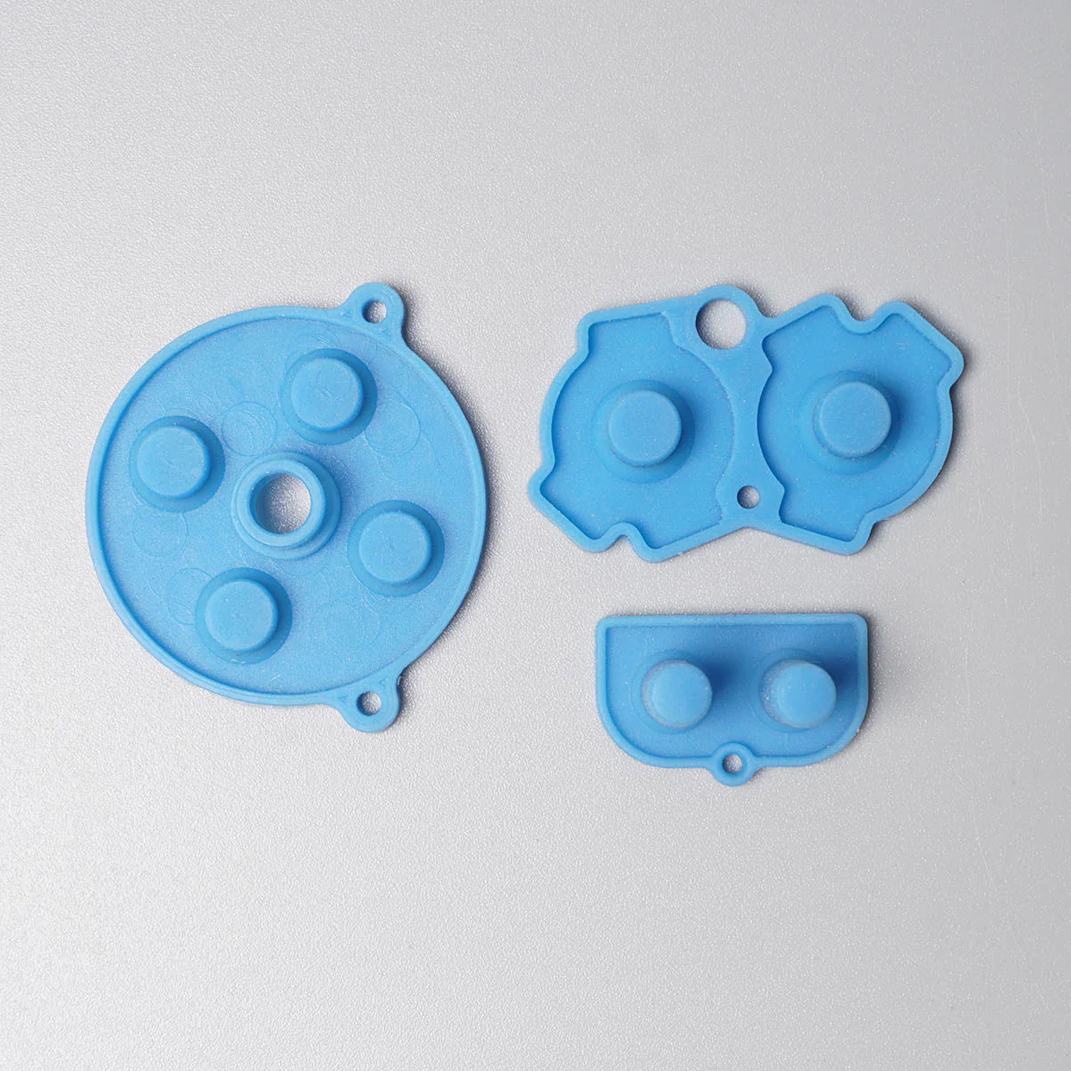 FunnyPlaying Gummi Pads in diversen Farben für Game Boy Advance (Grau Blau)