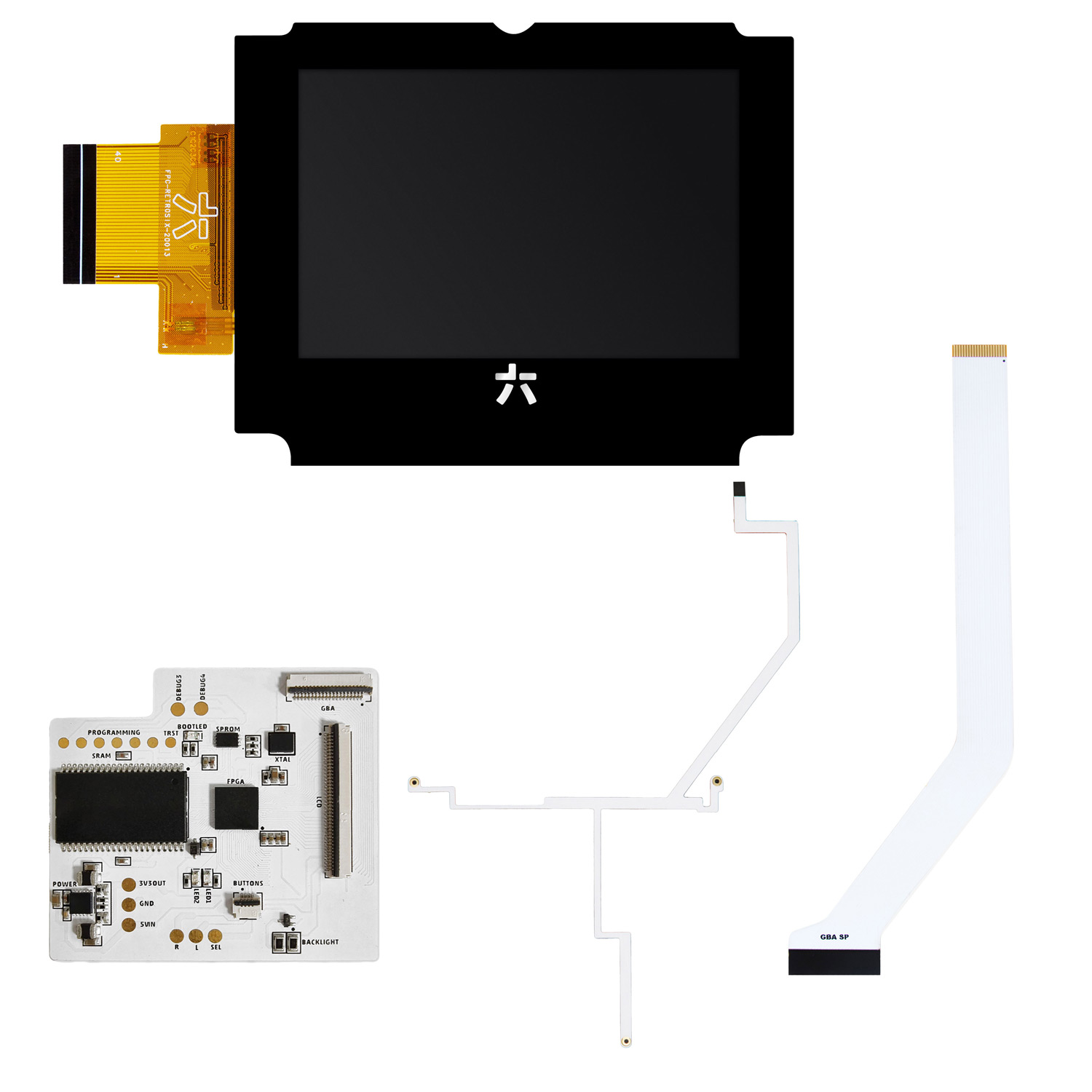 Game Boy Advance SP CleanScreen IPS Kit (Black)