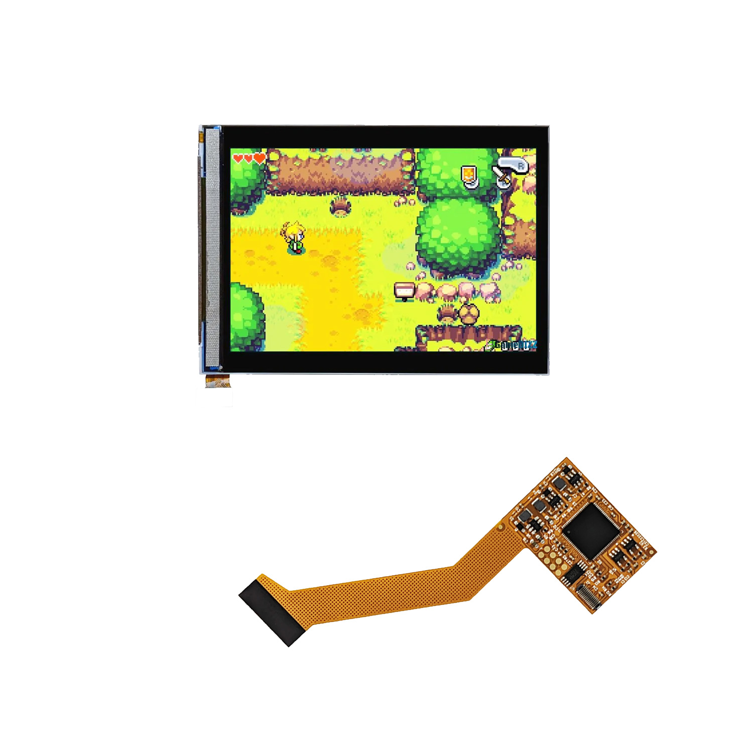 Hispeedido IPS V2 LCD Upgrade Kit for Game Boy Advance SP (Blank)
