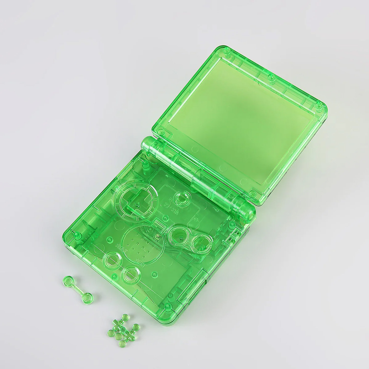Custodia (verde chiaro a specchio) per Game Boy Advance SP