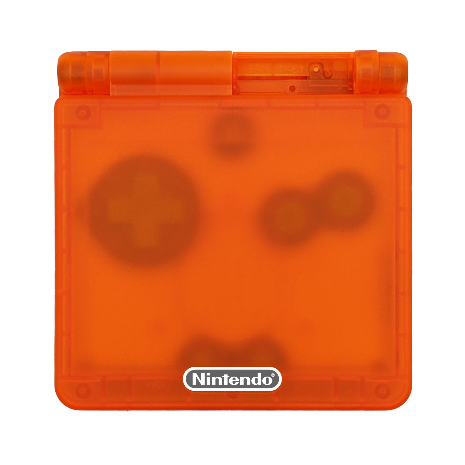 Game Boy Advance SP Gehäuse (Clear Orange)