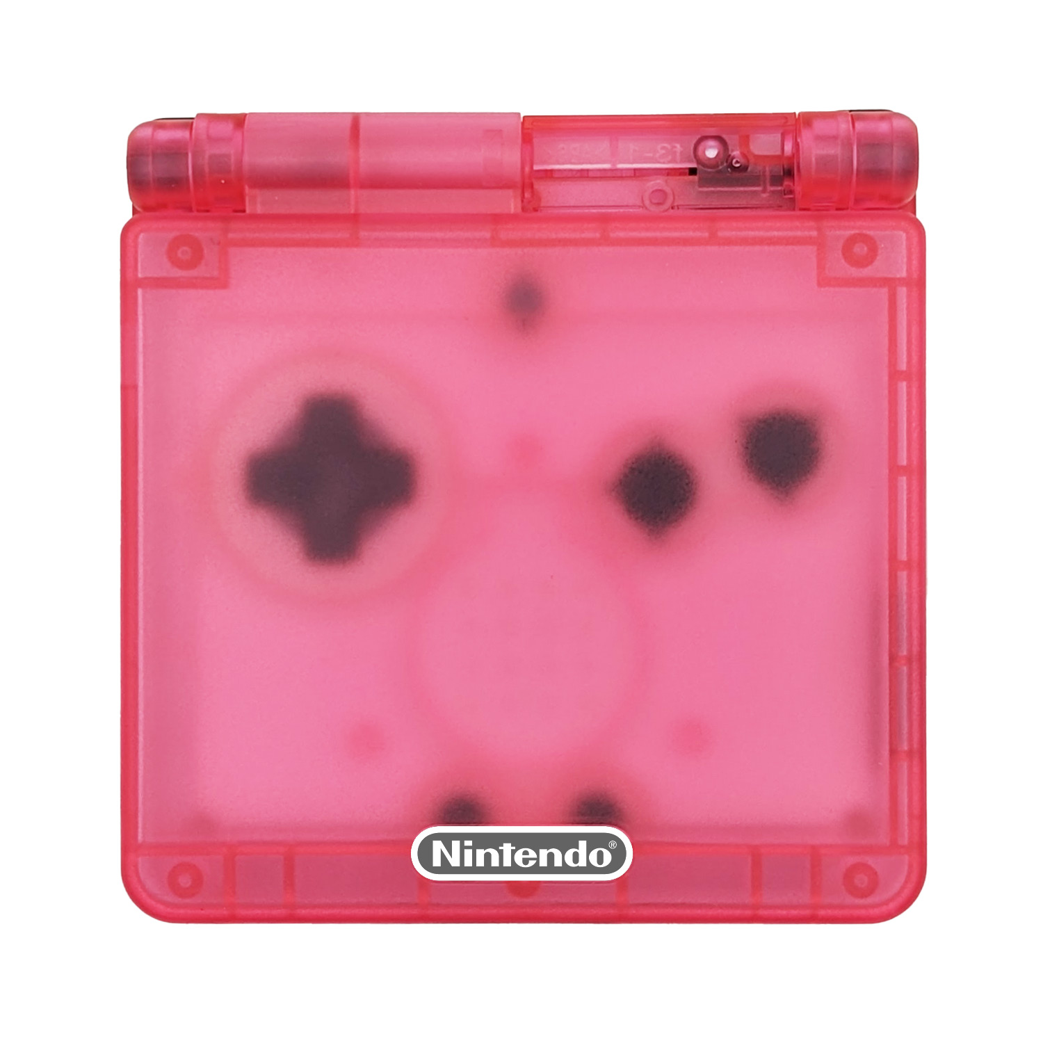 Game Boy Advance SP Shell (Clear Pink)