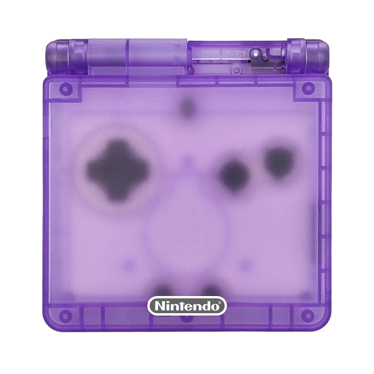 Game Boy Advance SP Gehäuse (Clear Purple)