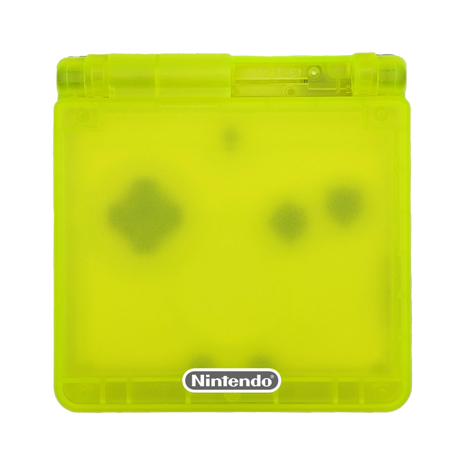Game Boy Advance SP Gehäuse (Clear Yellow)