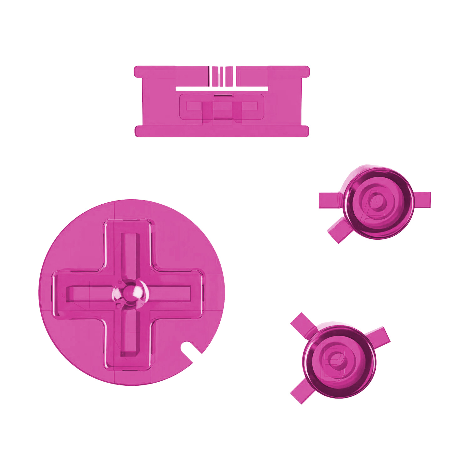 Buttons (Pink Transparent) für Game Boy Color