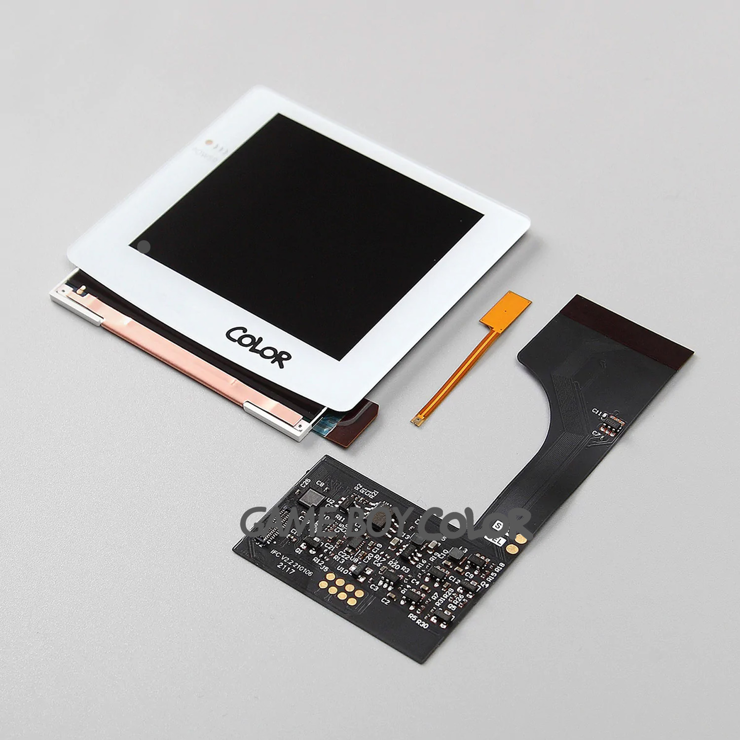 FunnyPlaying RetroPixel V2.1 Laminated IPS Kit für Game Boy Color GBC Backlight - Foto 7 di 25
