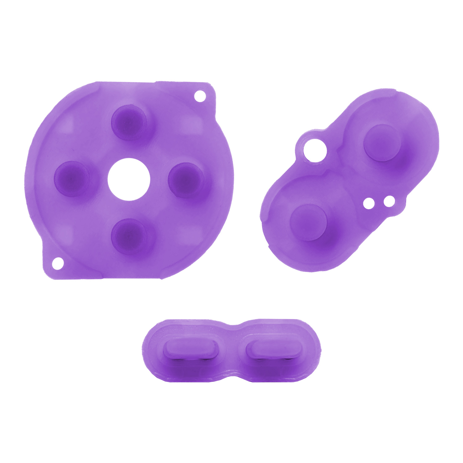 Game Boy Color Silicone Pads (Purple Clear)