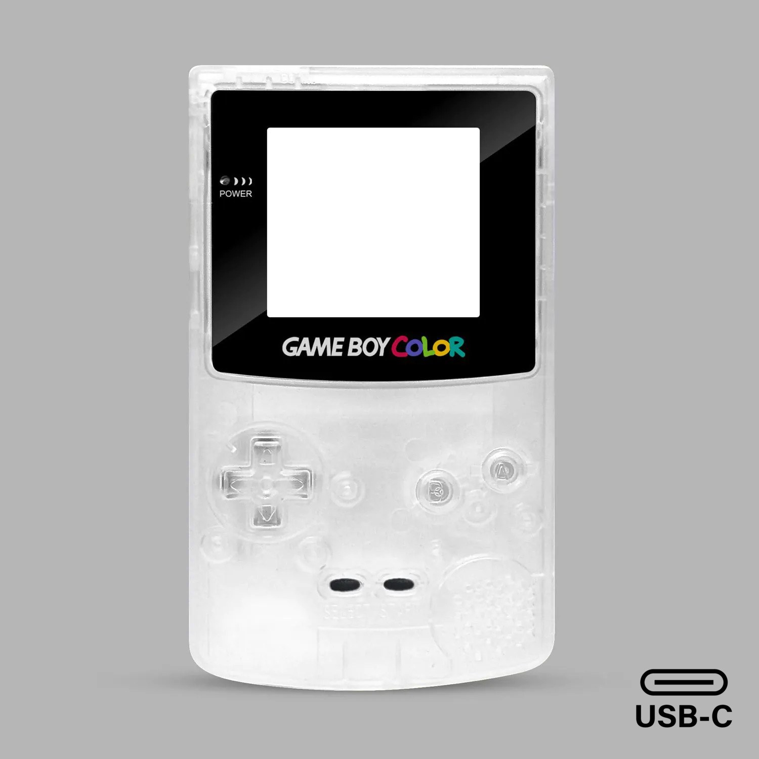 USB-C Prestige Shell Set for Game Boy Color IPS Q5 Ready (Clear) USB-C Prestige Shell Set for Game Boy Color IPS Q5 Ready (Clear)