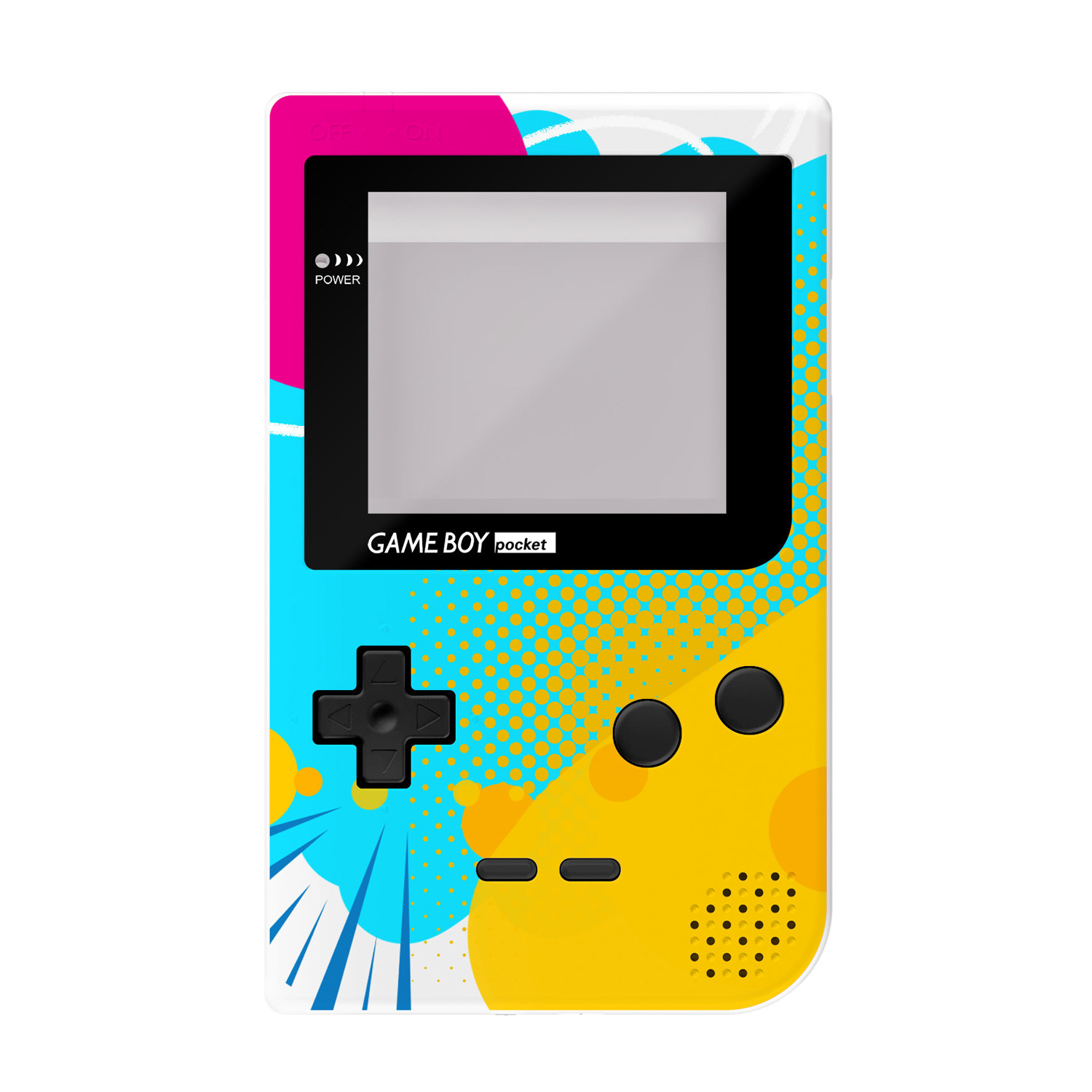 RetroSix IPS Q5 UV-Print Gehäuse Set für Game Boy Pocket (Retroverse)