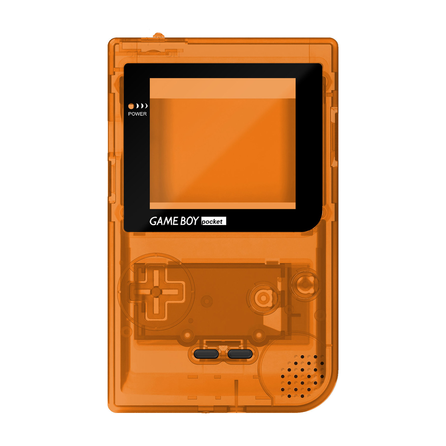 RetroSix IPS Q5 Gehäuse Set für Game Boy Pocket (Bernstein)