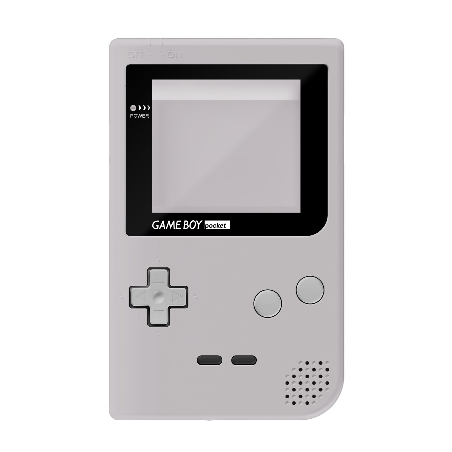 RetroSix IPS Q5 Gehäuse Set für Game Boy Pocket (Grau)