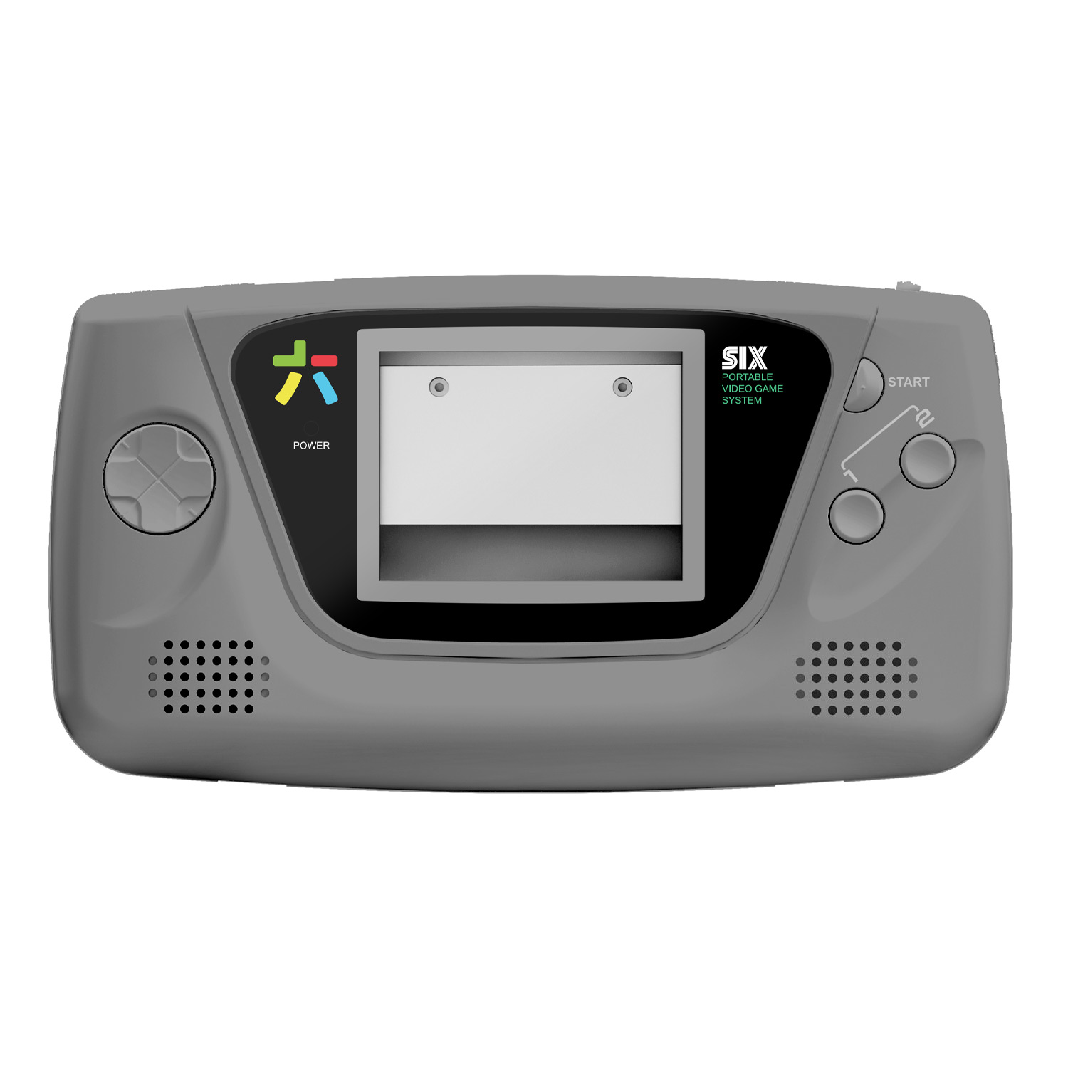 RetroSix Prestige Ersatzgehäuse Kit STEREO SPEAKER für Game Gear (Grau)
