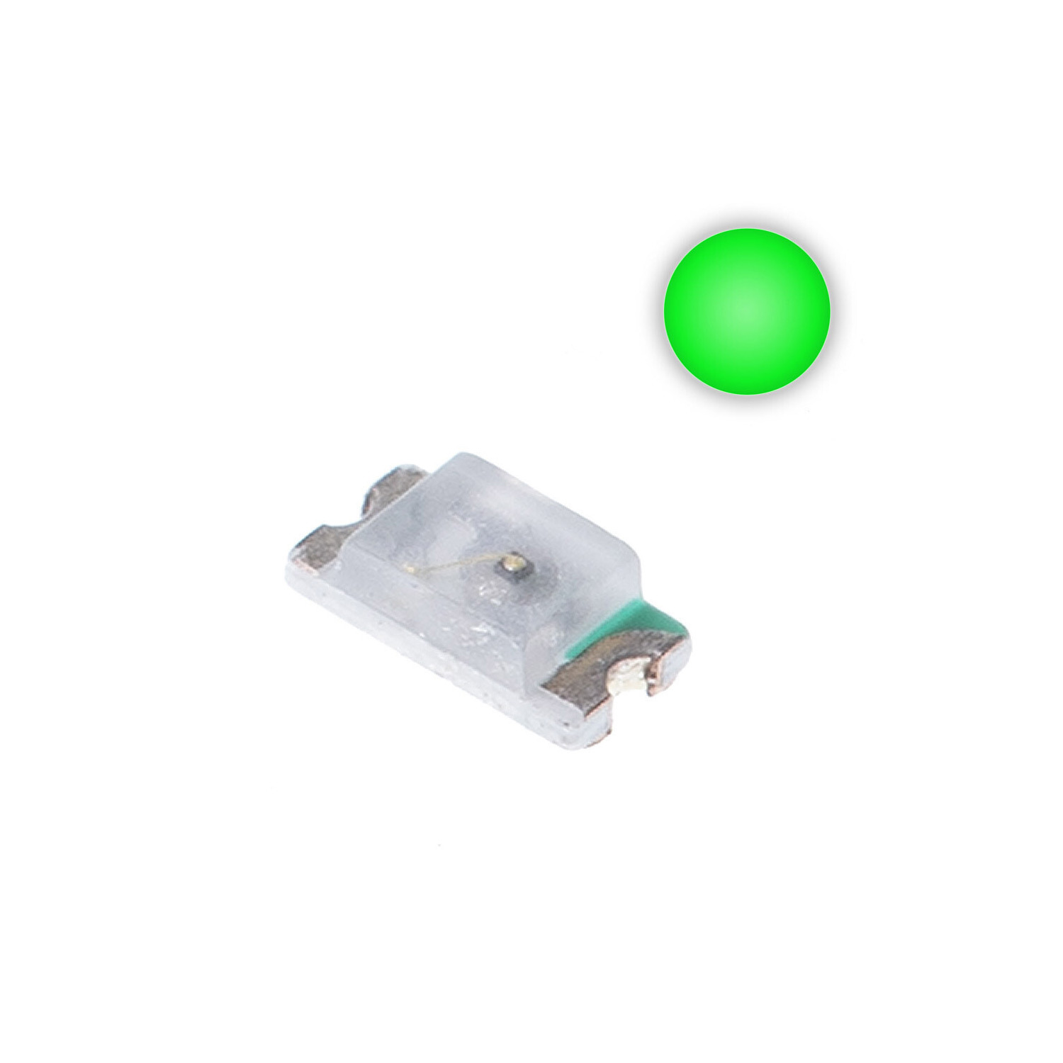 2 x SMD LED (groen)